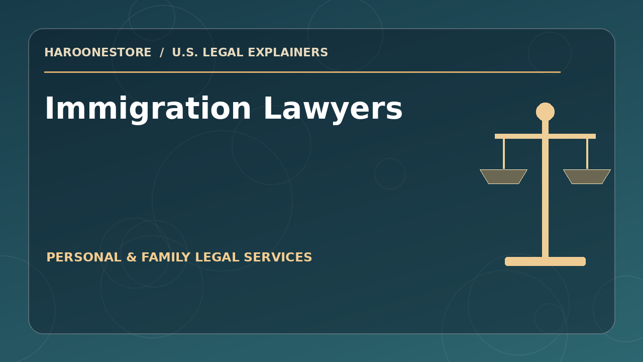 Editorial illustration for immigration legal services